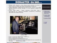 Tablet Screenshot of donautex-globus.sk